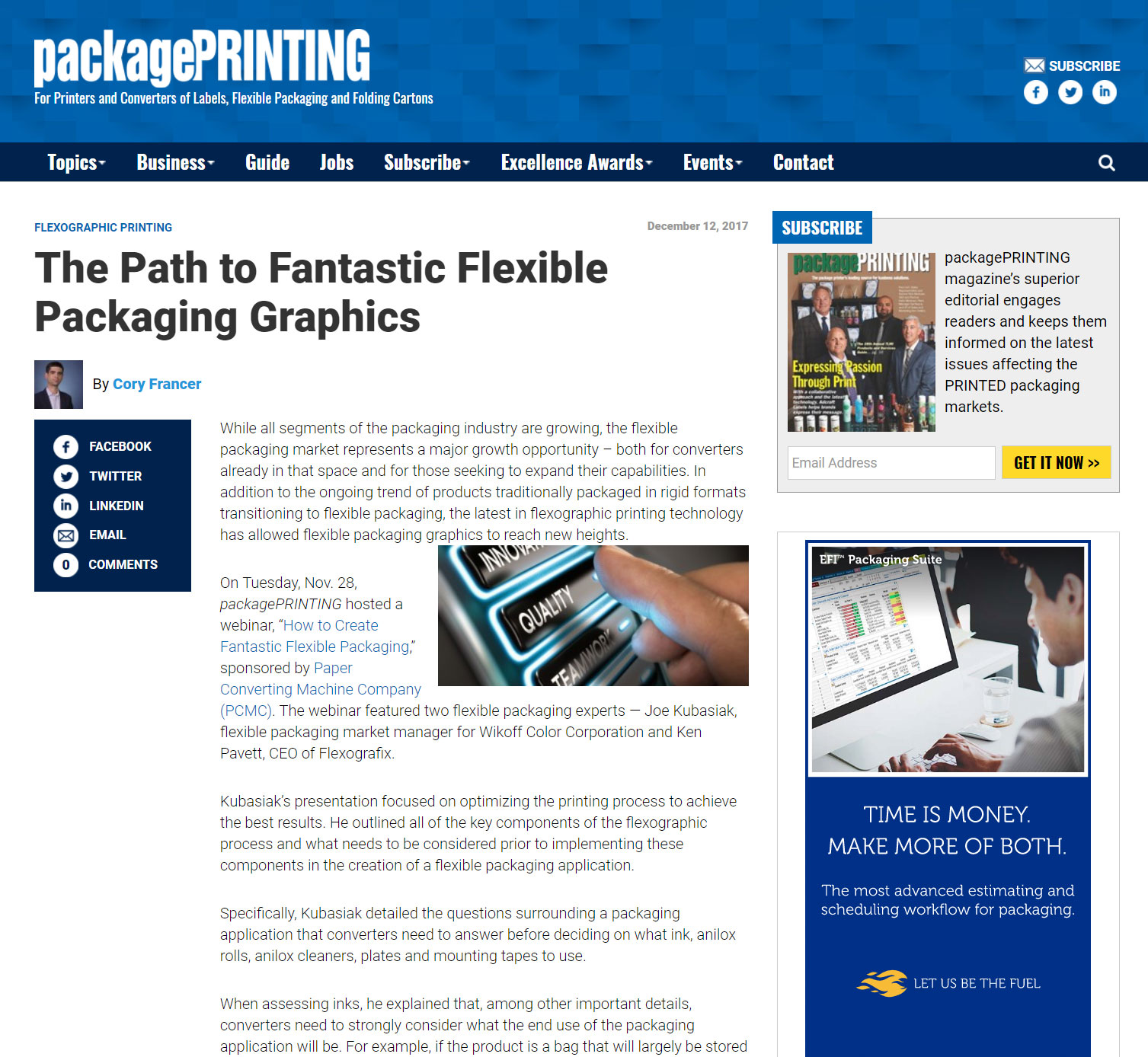 The path to fantastic flexible packaging graphics - Package Printing