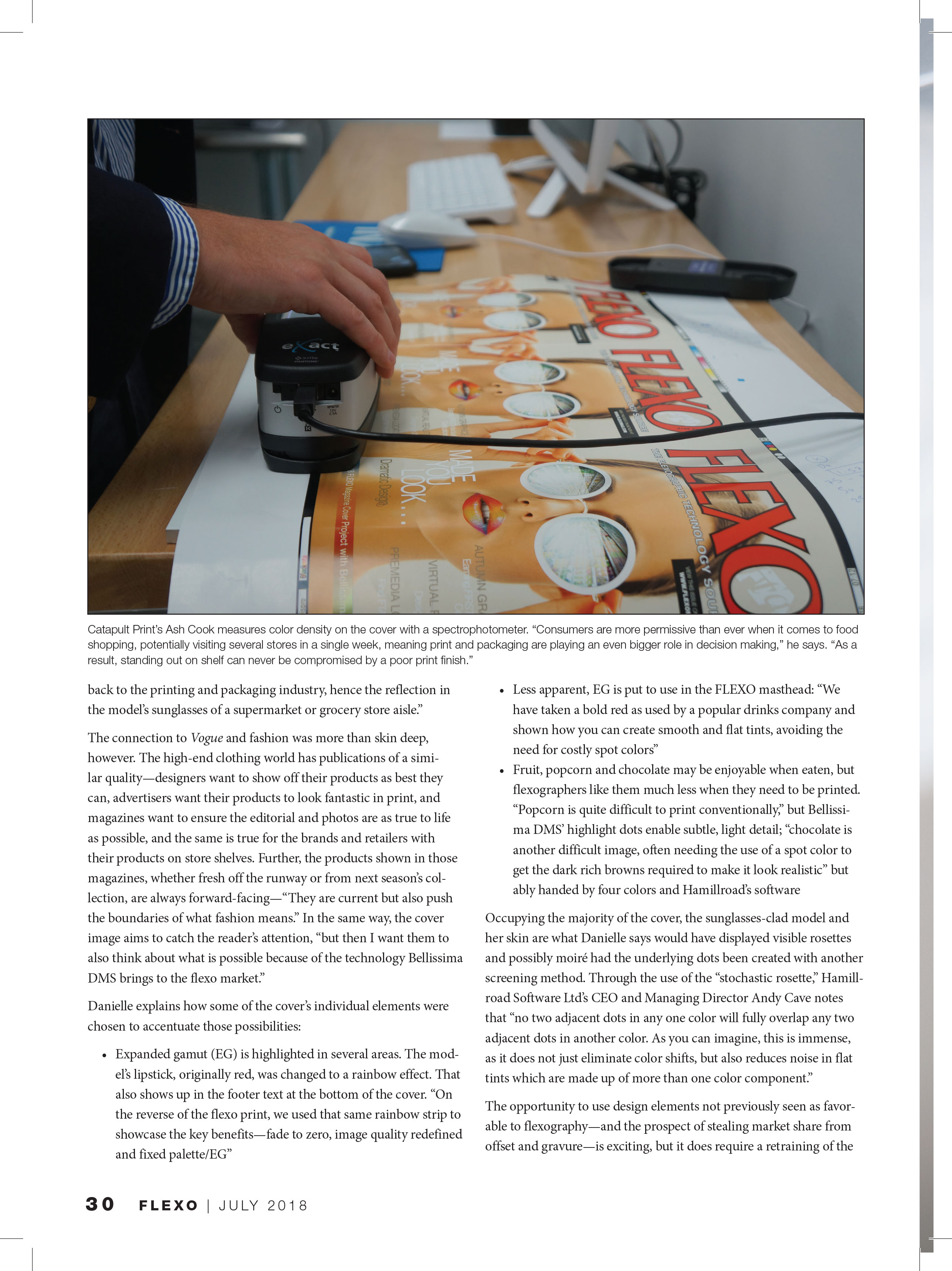 The 2018 FLEXO Magazine Cover Project Used Design & Software to Push Flexography Past Offset & Gravure