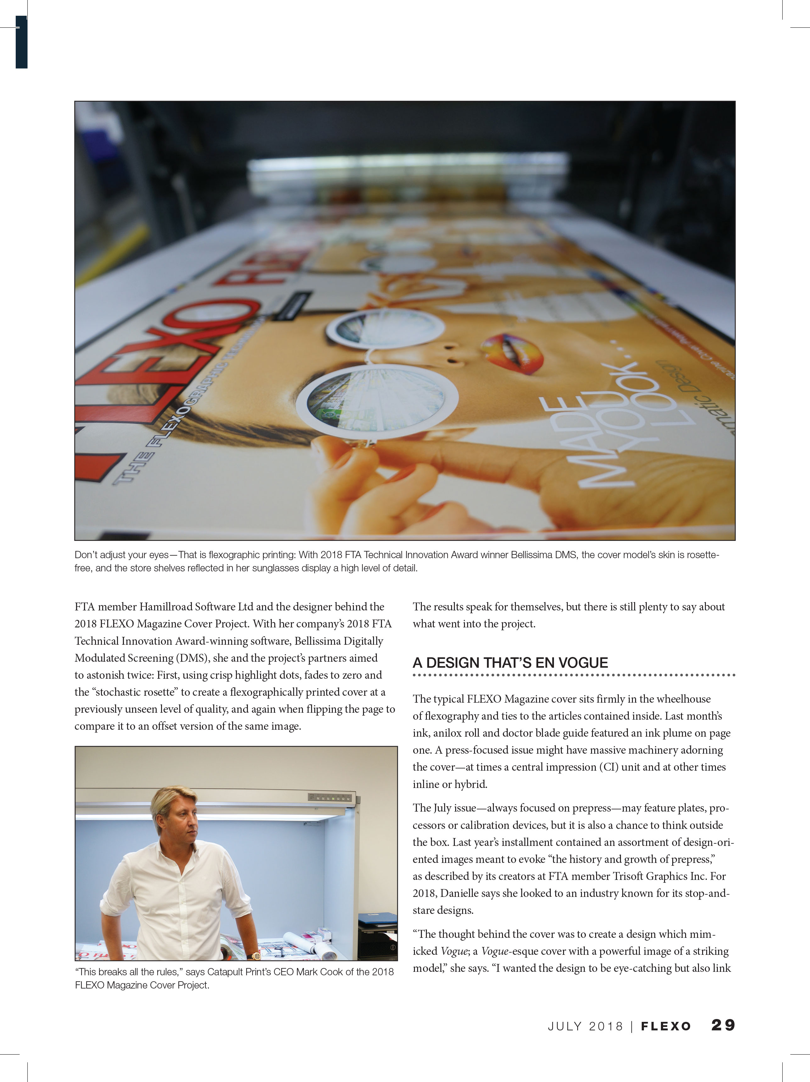 The 2018 FLEXO Magazine Cover Project Used Design & Software to Push Flexography Past Offset & Gravure