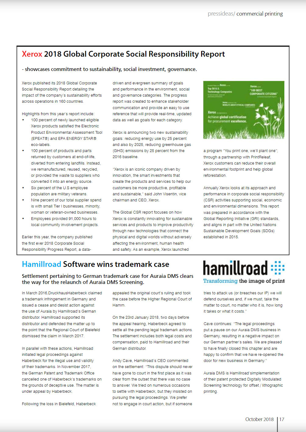 Hamillroad Software wins trademark case